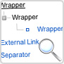 Wrapper :: Link to an outside website, within a “wrapper” of your website so visitors don’t leave your site.