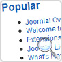 Most read :: Display a list of links to the most read articles.