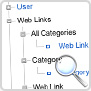 Web links ::  Easily publish and manage a list of Web links on the frontend of your website.